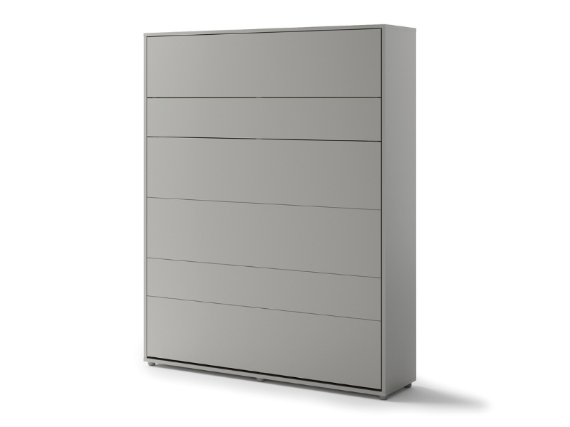  Bed Concept - Murphy Bed BC-12 - Vertical 160x200 - Grey - Modern Wall Bed - Online store Smart Furniture Mississauga