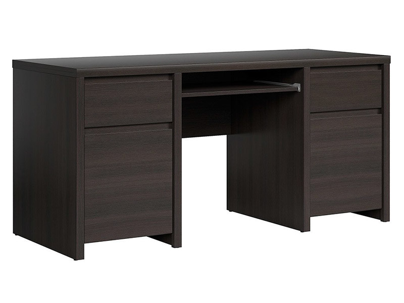  Kaspian Wenge Desk 160 - Large office desk - Online store Smart Furniture Mississauga