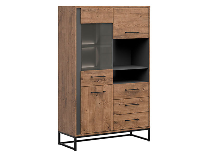  Luton Display Cabinet - Loft style furniture - Online store Smart Furniture Mississauga