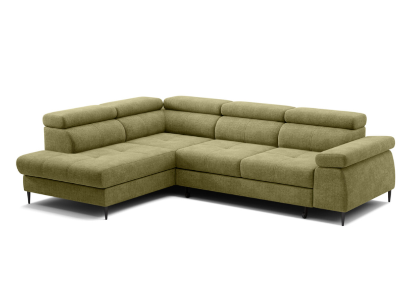 Puszman Sectional Cordoba II - Glamorous corner sofa - Online store Smart Furniture Mississauga