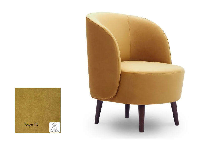  Wajnert Armchair Mula - Zoya 13 - Minimalist accent chair - Online store Smart Furniture Mississauga