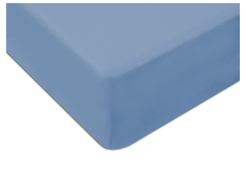  Darymex Jersey Fitted Bed Sheet - Blue - Europen made - Online store Smart Furniture Mississauga