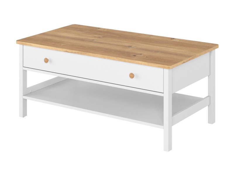  Lenart Coffee Table Story SO-15 - Coffee table with shelf and drawer - Online store Smart Furniture Mississauga