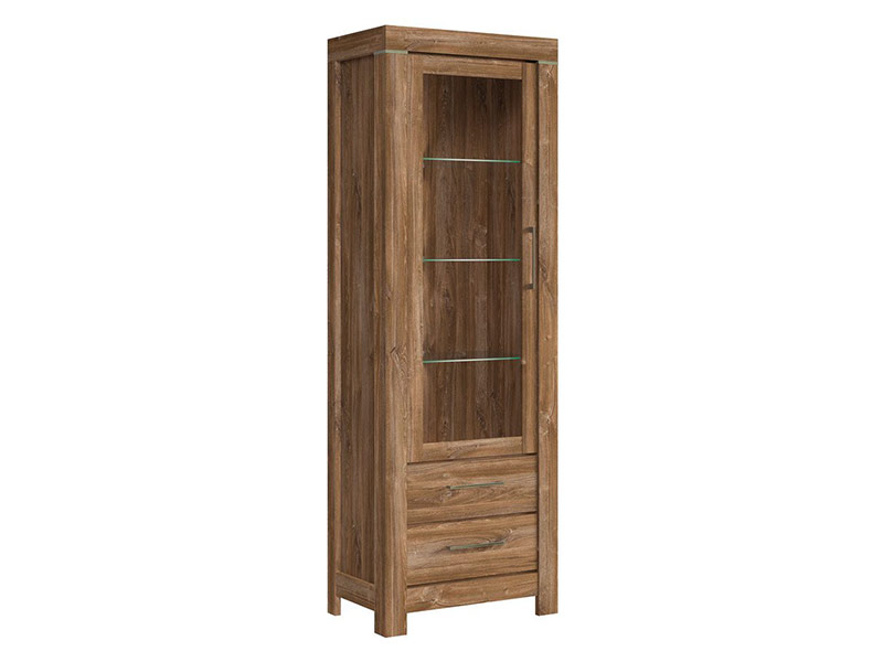  Gent Single Display Cabinet - Contemporary curio - Online store Smart Furniture Mississauga