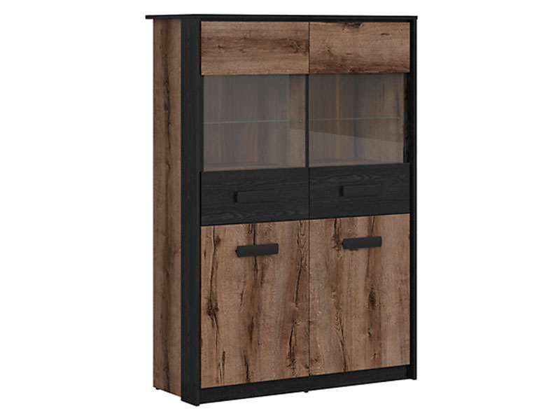  Kassel Wide Display Cabinet - Contemporary furniture collection - Online store Smart Furniture Mississauga