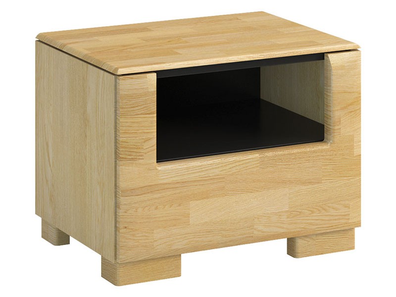 Mebin Rossano Nightstand Oak Bianco - High-quality European furniture