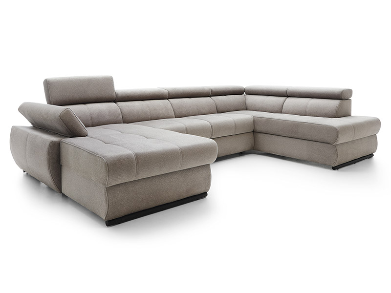 Puszman Sectional Lizbona III - Modern U-shaped sofa with bed and storage. - Online store Smart Furniture Mississauga