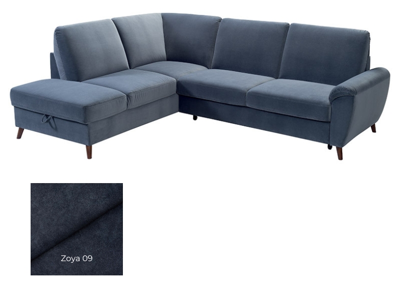  Sweet Sit Sectional Don - Zoya 9 - Left - Sectional with bed and storage - Online store Smart Furniture Mississauga