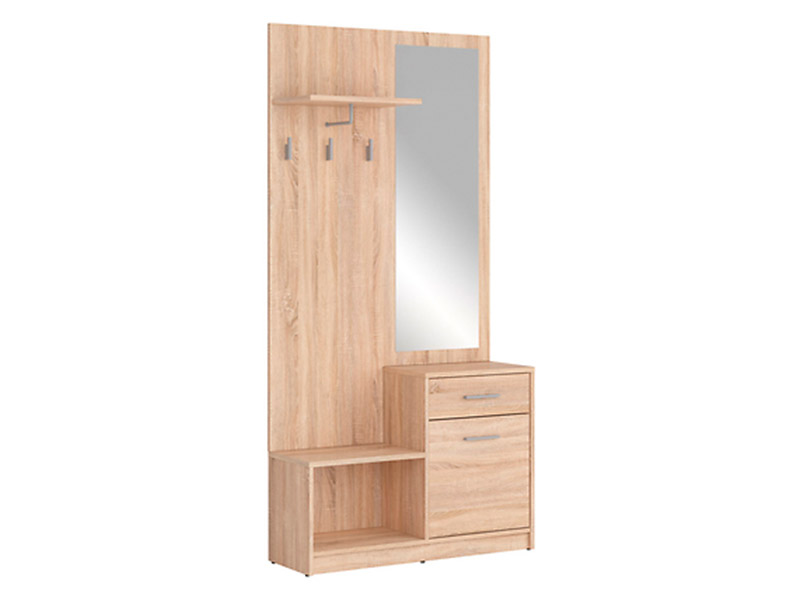  Nepo Plus Hallway Unit Oak Sonoma - Minimalist and functional - Online store Smart Furniture Mississauga