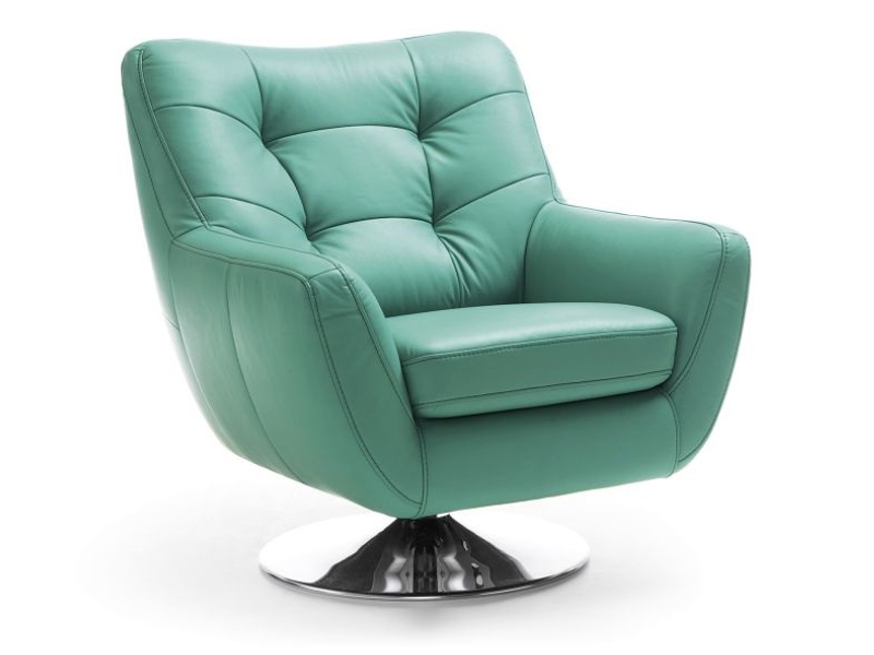 Gala Collezione Armchair Boss - Chrome Base - Stylish swivel chair - Online store Smart Furniture Mississauga