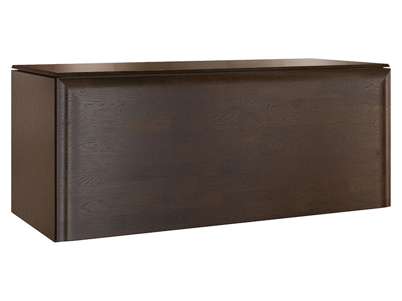  Mebin Rossano Closed Hanging Cabinet Oak Notte - High-quality European furniture - Online store Smart Furniture Mississauga