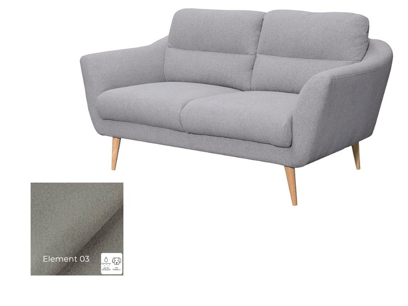 Des Loveseat Tromso - Element 03 - Compact, space-saving sofa.