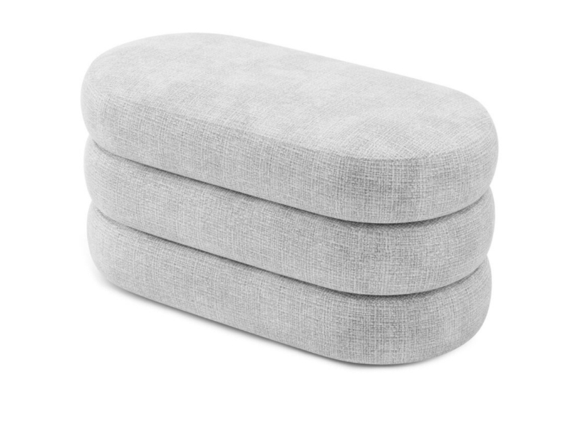 Puszman Ottoman Lomi II - Modern pouf - Online store Smart Furniture Mississauga