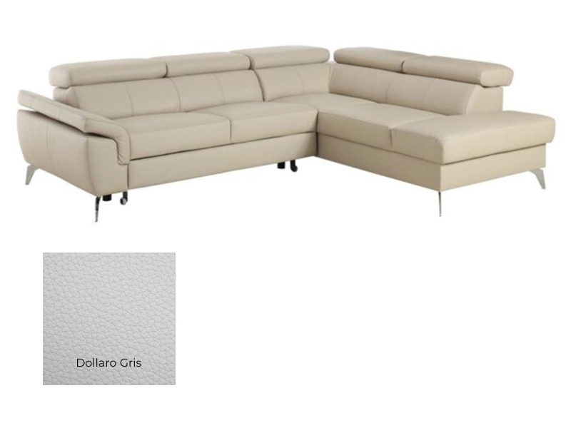  Des Sectional Sono - Dollaro Gris - Right - Modern corner sofa - Online store Smart Furniture Mississauga