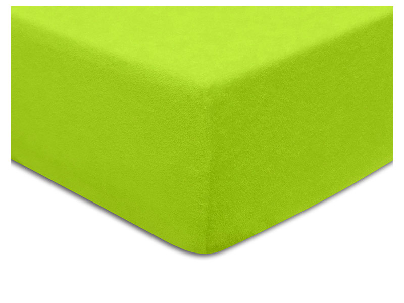  Darymex Terry Fitted Bed Sheet -  Lime - Europen made - Online store Smart Furniture Mississauga