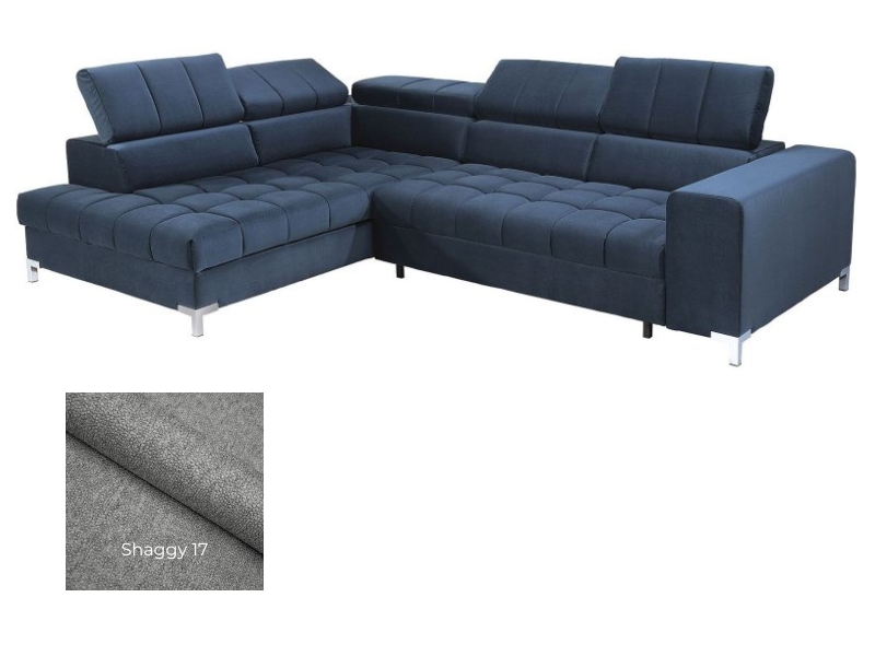  Libro Sectional Arte - Shaggy 17 - Left - Modern sectional with bed and storage - Online store Smart Furniture Mississauga