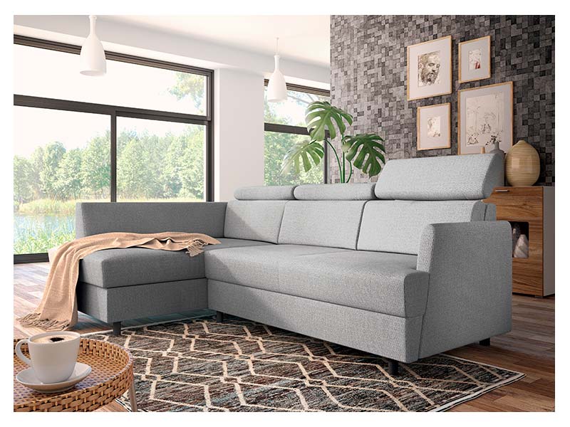 Libro Sectional Fiore - Condo size corner sofa - Online store Smart Furniture Mississauga