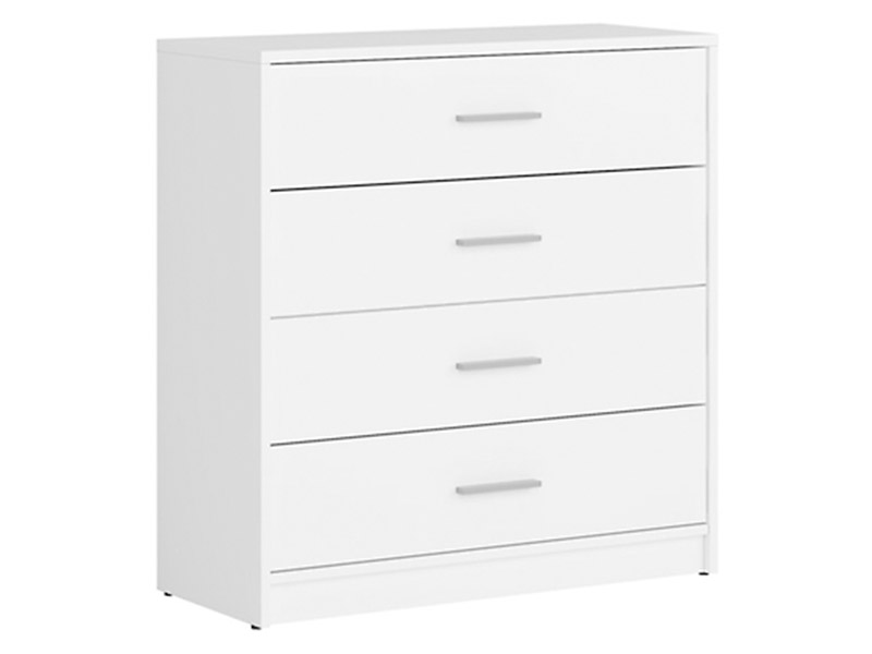  Nepo Plus Dresser White - Minimalist youth room collection - Online store Smart Furniture Mississauga