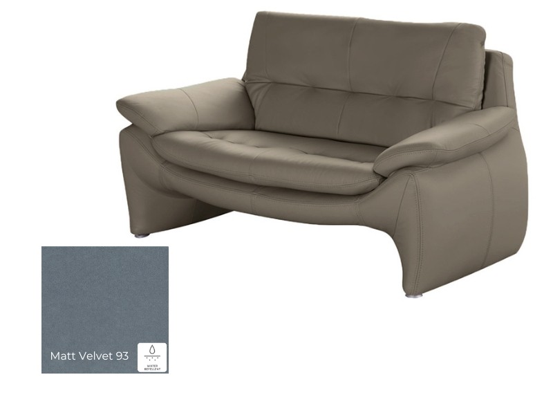 Des Loveseat Madryt - Matt velvet 93 - Modern design