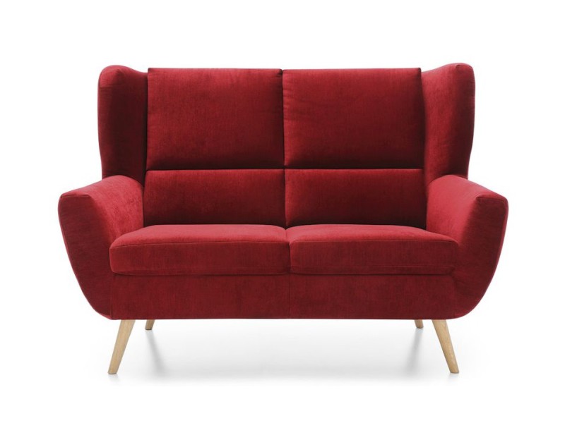 Gala Collezione Loveseat Forli - Scandinavian wingback loveseat - Online store Smart Furniture Mississauga