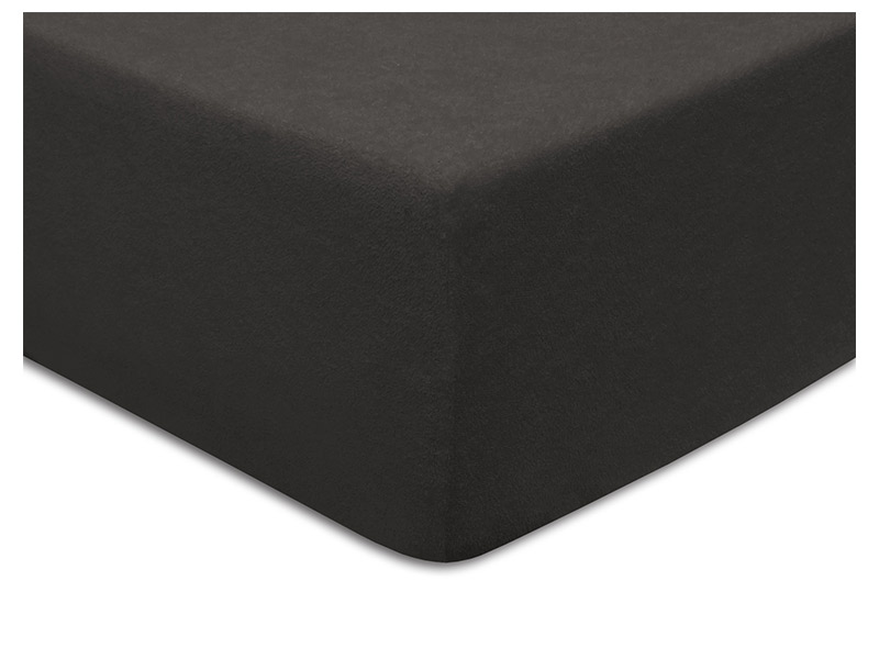  Darymex Terry Fitted Bed Sheet - Anthracite - Europen made - Online store Smart Furniture Mississauga