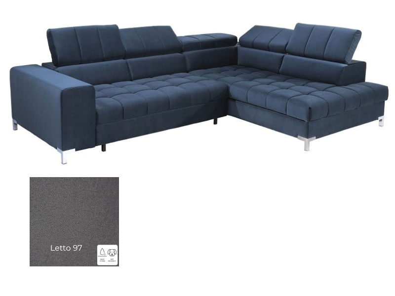  Libro Sectional Arte - Letto 97 - Right - Modern sectional with bed and storage - Online store Smart Furniture Mississauga