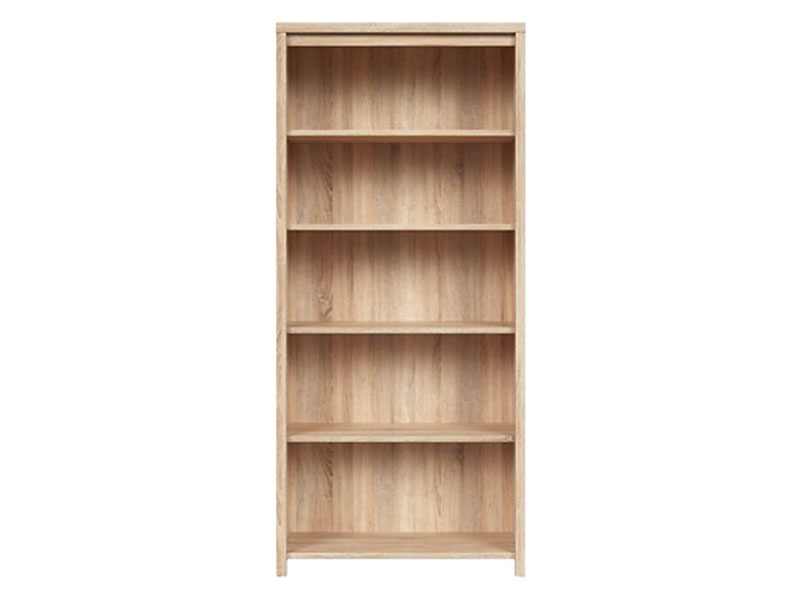  Kaspian Oak Sonoma Bookcase - Contemporary furniture collection - Online store Smart Furniture Mississauga