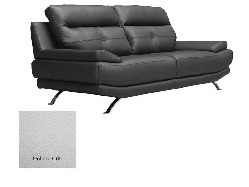 Des Loveseat Derby - Dollaro Gris - Living room collection