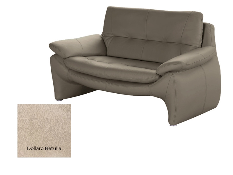  Des Loveseat Madryt - Dollaro Betulla - Full-grain leather - Online store Smart Furniture Mississauga