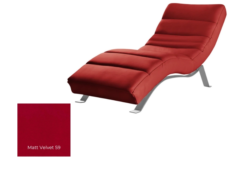  Des Chaise Lounge Swing - Matt Velvet 59 - Adjustable Lounger - Online store Smart Furniture Mississauga