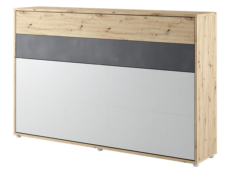  Concept Junior - Murphy Bed CJ-03 - Horizontal 120x200 - Modern Wall Bed - Online store Smart Furniture Mississauga