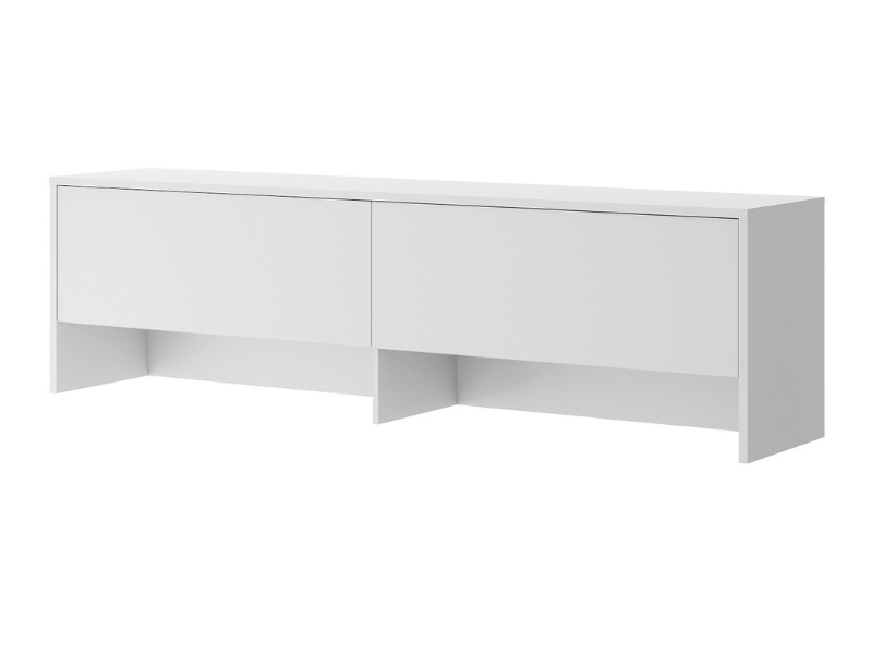  Bed Concept - Hutch BC-09 Matte White - For modern wall bed - Online store Smart Furniture Mississauga