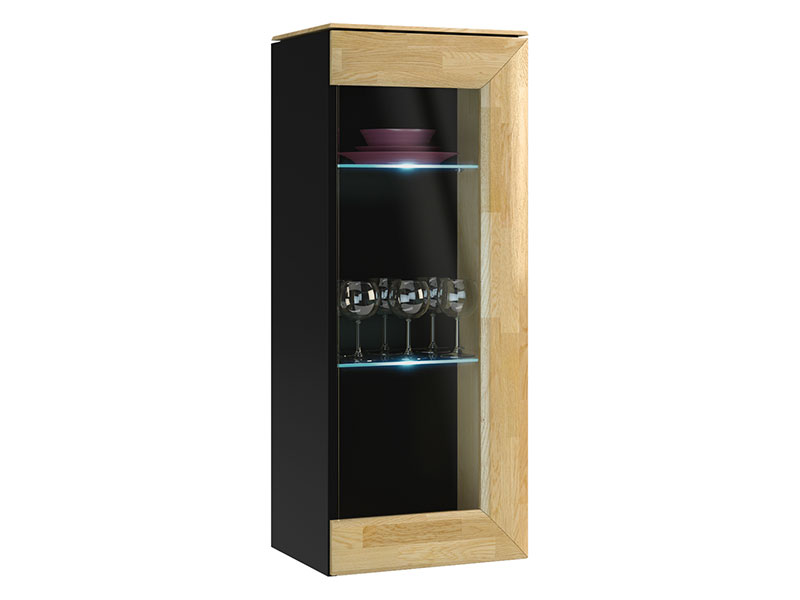  Mebin Rossano Hanging Cabinet Oak Bianco Right - High-quality European furniture - Online store Smart Furniture Mississauga