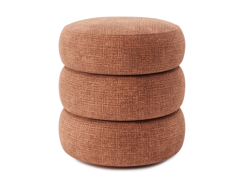 Puszman Ottoman Lomi I - Modern round pouf - Online store Smart Furniture Mississauga