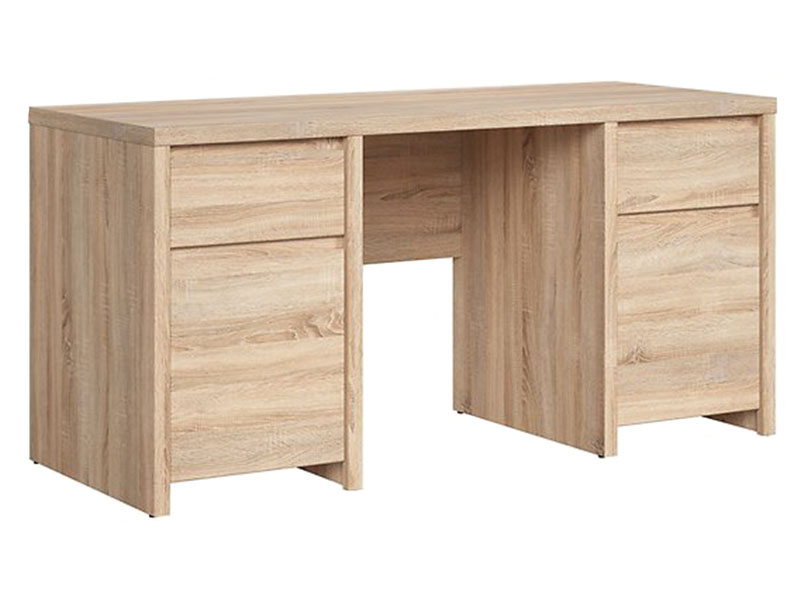  Kaspian Oak Sonoma Desk 160 - Large office desk - Online store Smart Furniture Mississauga