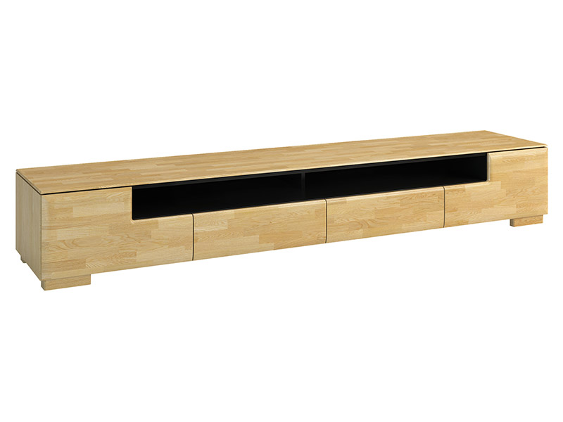  Mebin Rossano Tv Stand Maxi Oak Bianco - High-quality European furniture - Online store Smart Furniture Mississauga